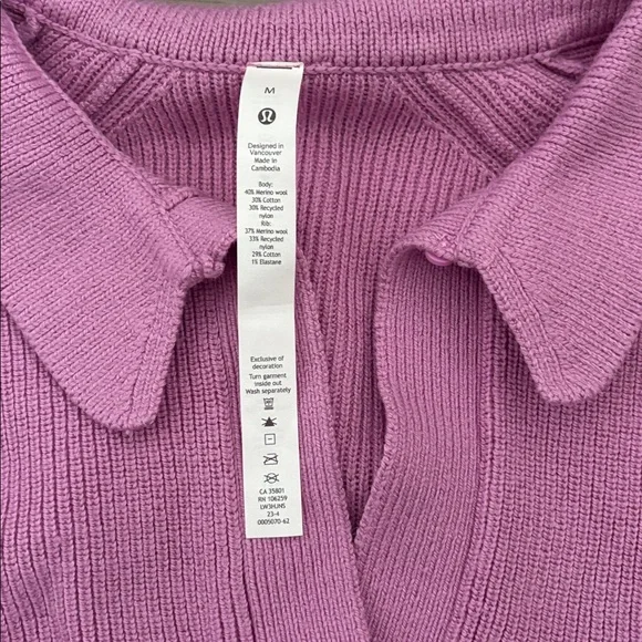 lululemon Collared Merino Wool-Blend Sweater - Picture 2 of 9